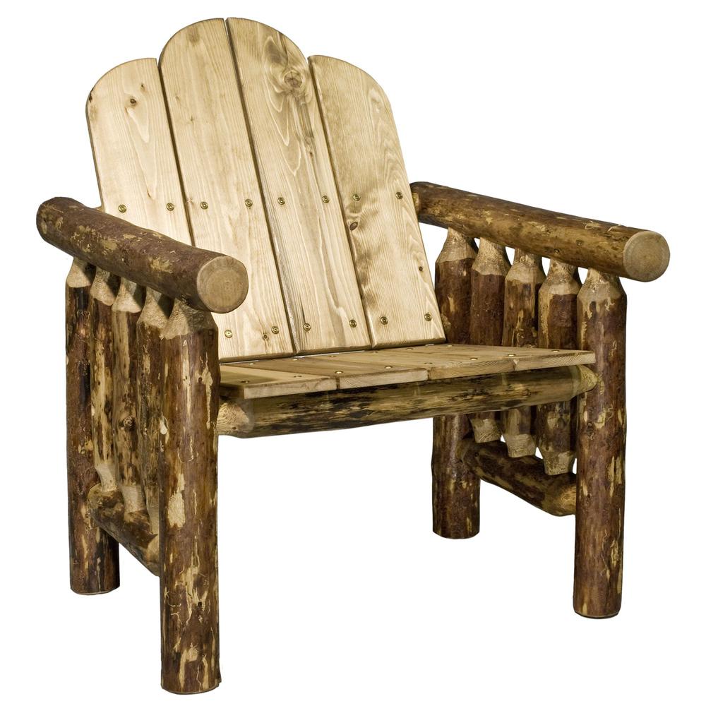 Glacier Country Collection Deck Chair, Exterior Stain Finish. Picture 1