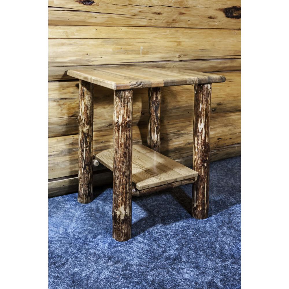 Glacier Country Collection Nightstand with Shelf. Picture 4