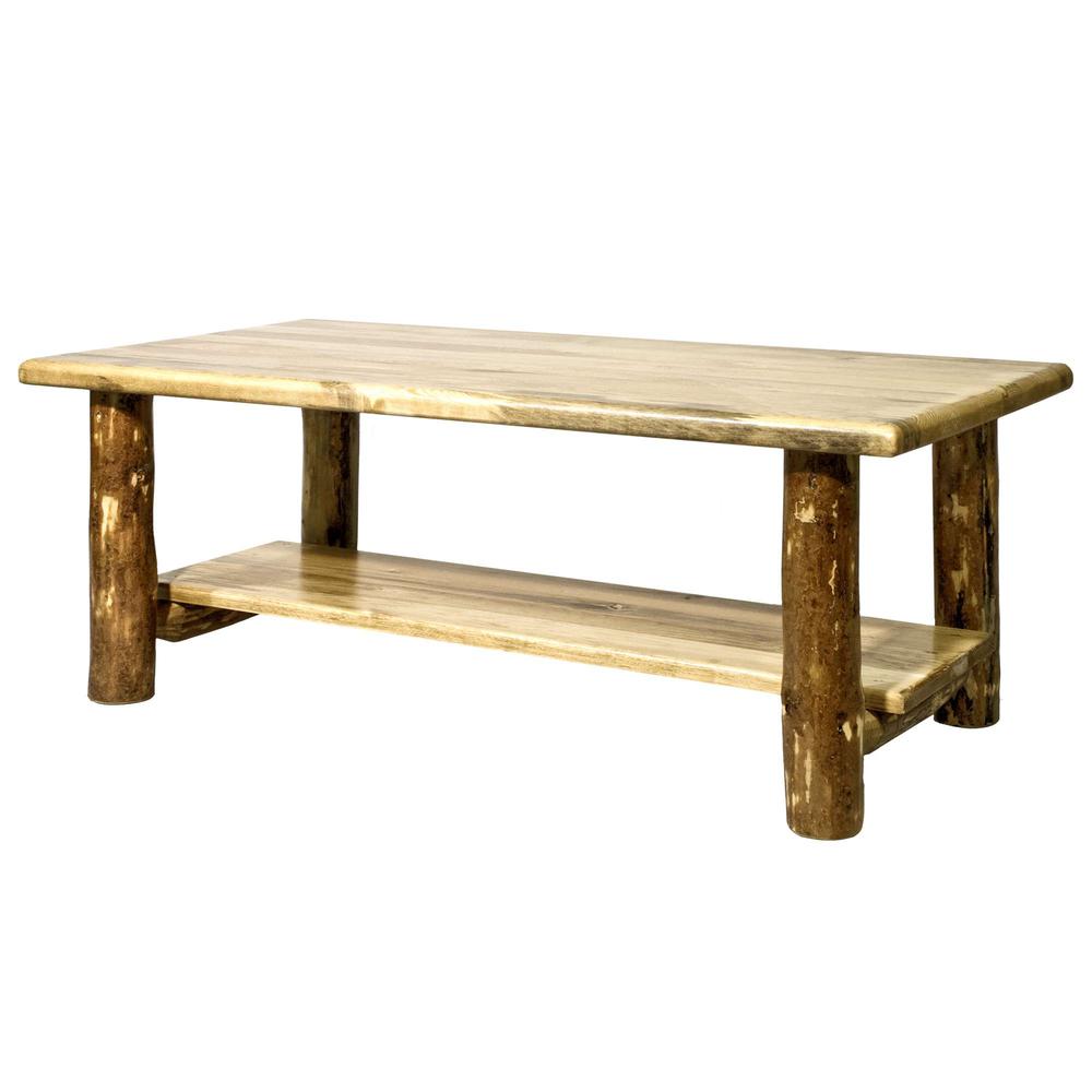 Glacier Country Collection Coffee Table w/ Shelf. Picture 2