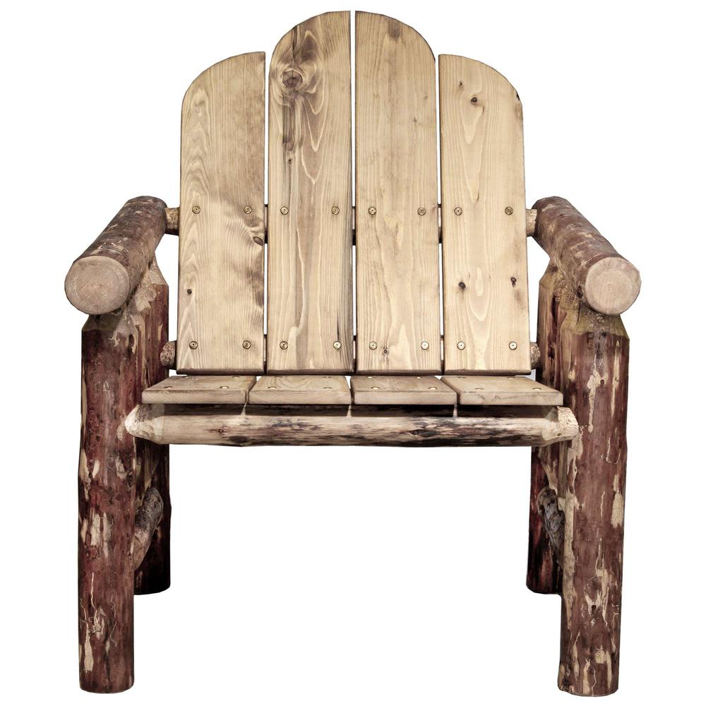 Glacier Country Collection Deck Chair, Exterior Stain Finish. Picture 2
