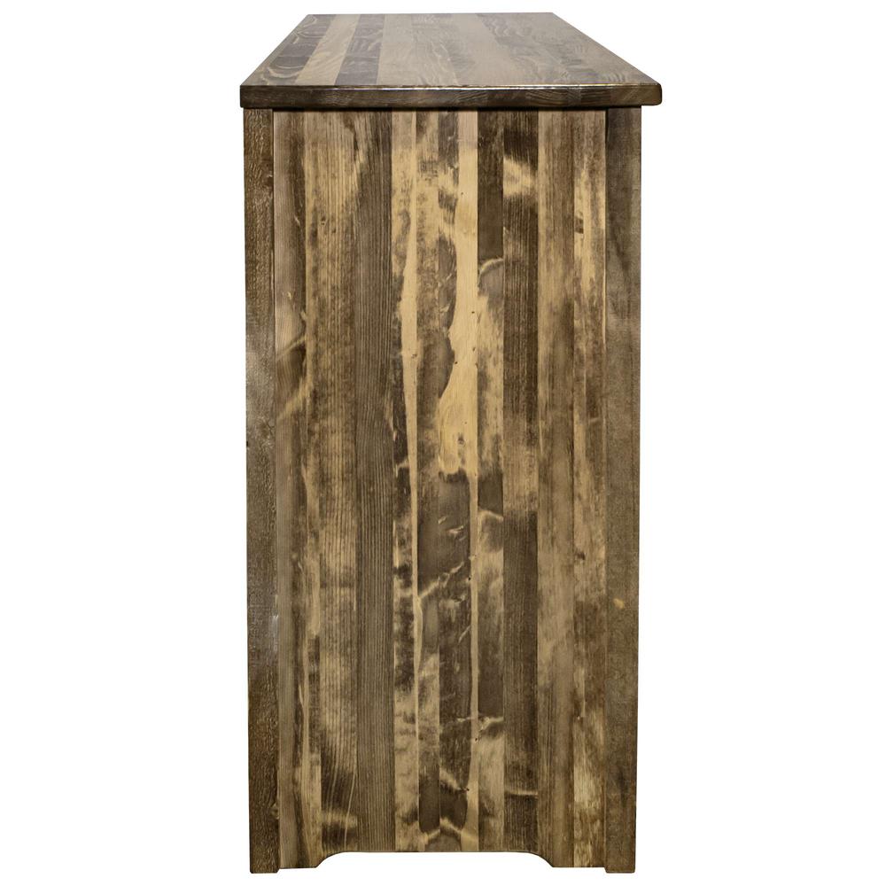 Homestead Collection 9 Drawer Dresser, Stain & Clear Lacquer Finish. Picture 4