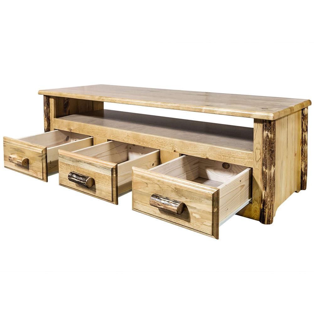 Glacier Country Collection Sitting Chest/Entertainment Center. Picture 4