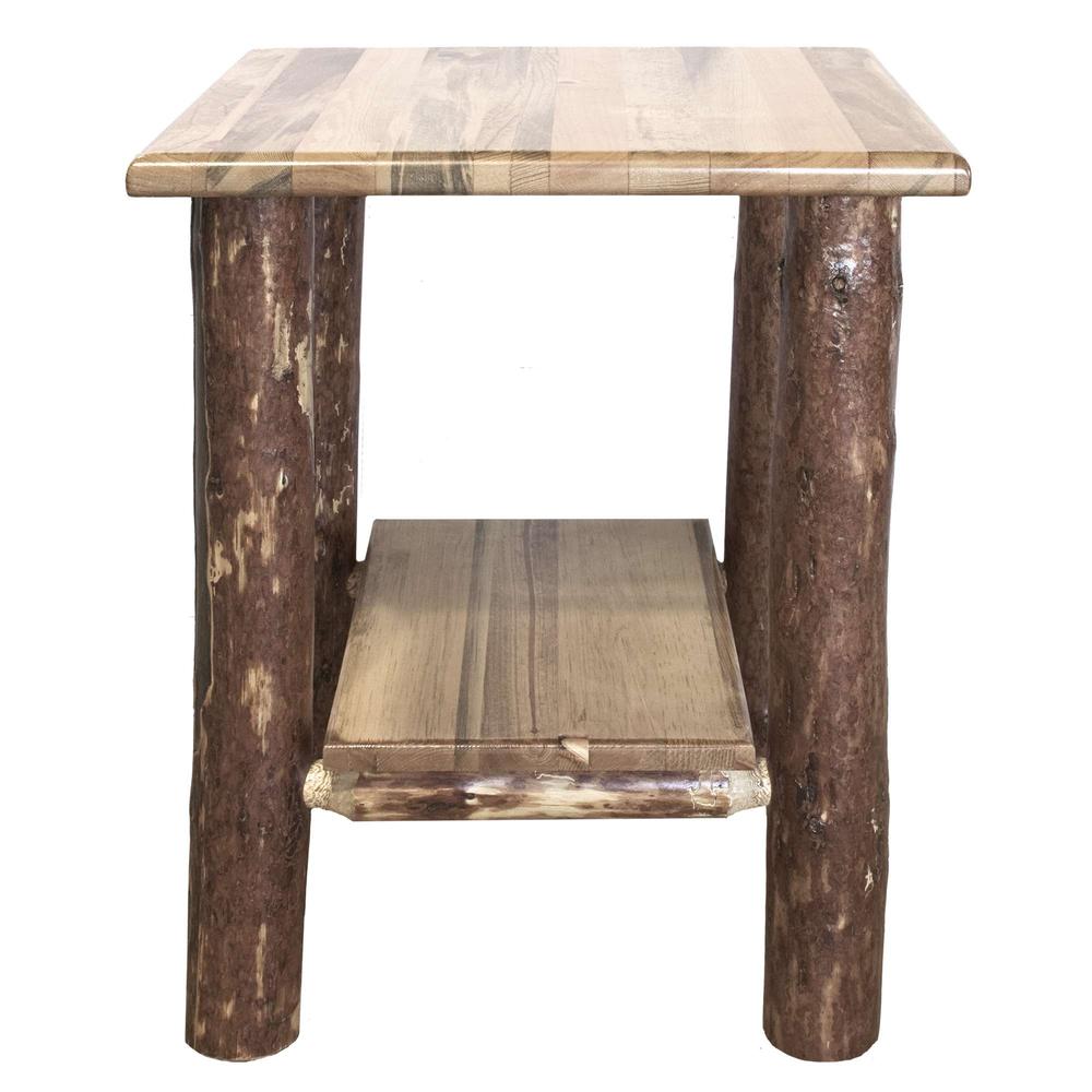 Glacier Country Collection Nightstand with Shelf. Picture 2