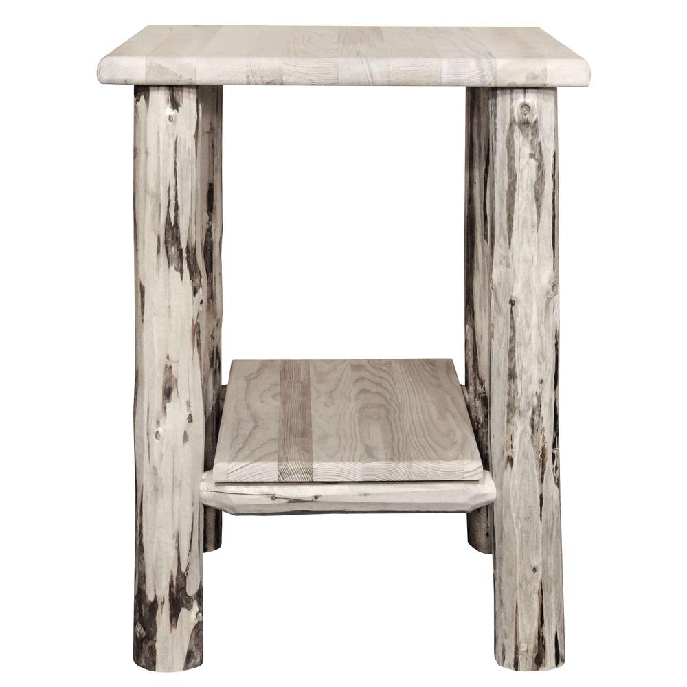Montana Collection Nightstand with Shelf, Ready to Finish. Picture 2