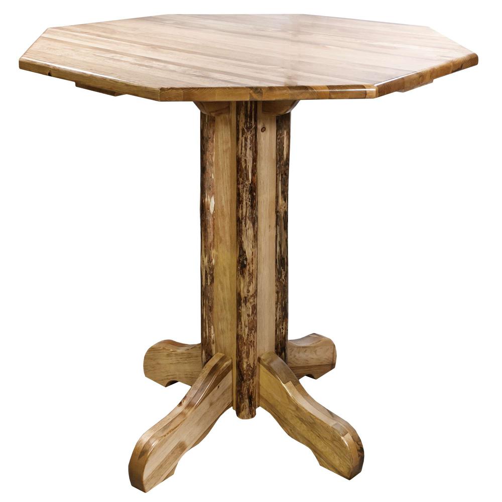 Glacier Country Collection Pub Table. Picture 1
