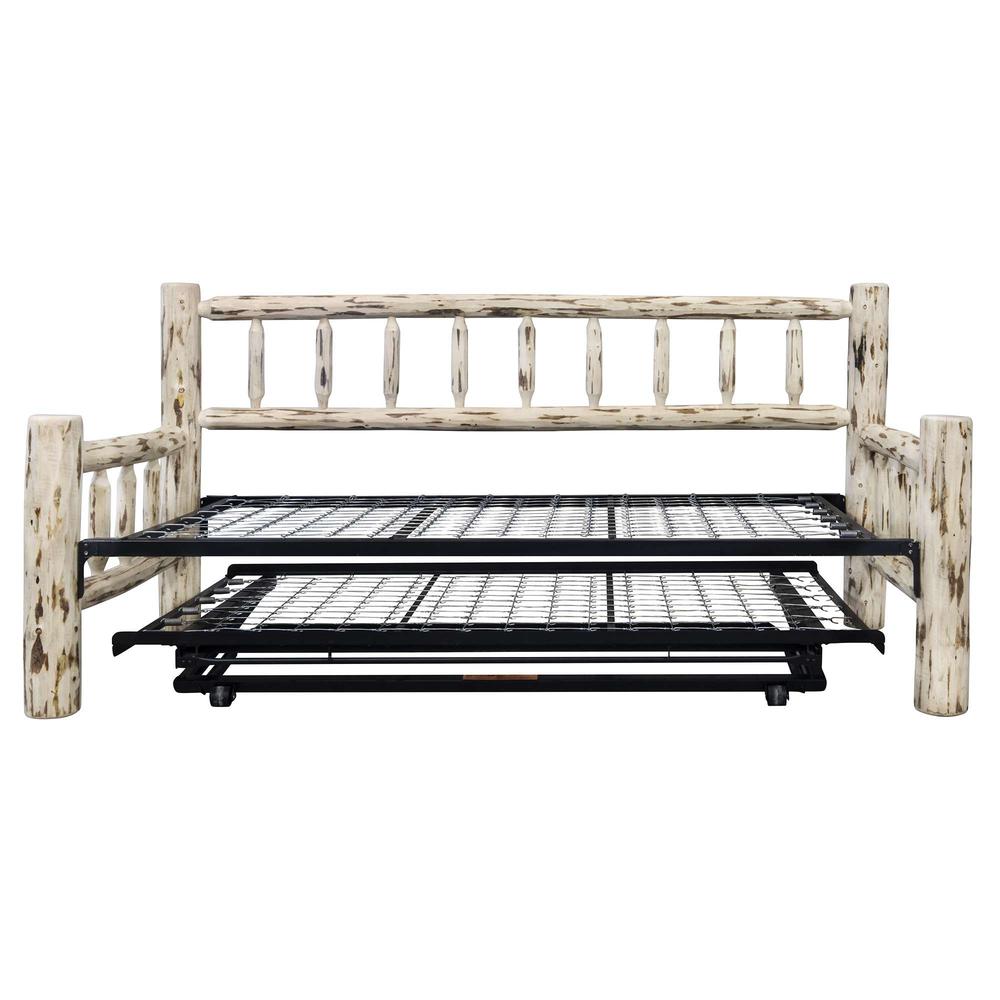 Montana Collection Day Bed w/ Pop Up Trundle Bed, Ready to Finish. Picture 2