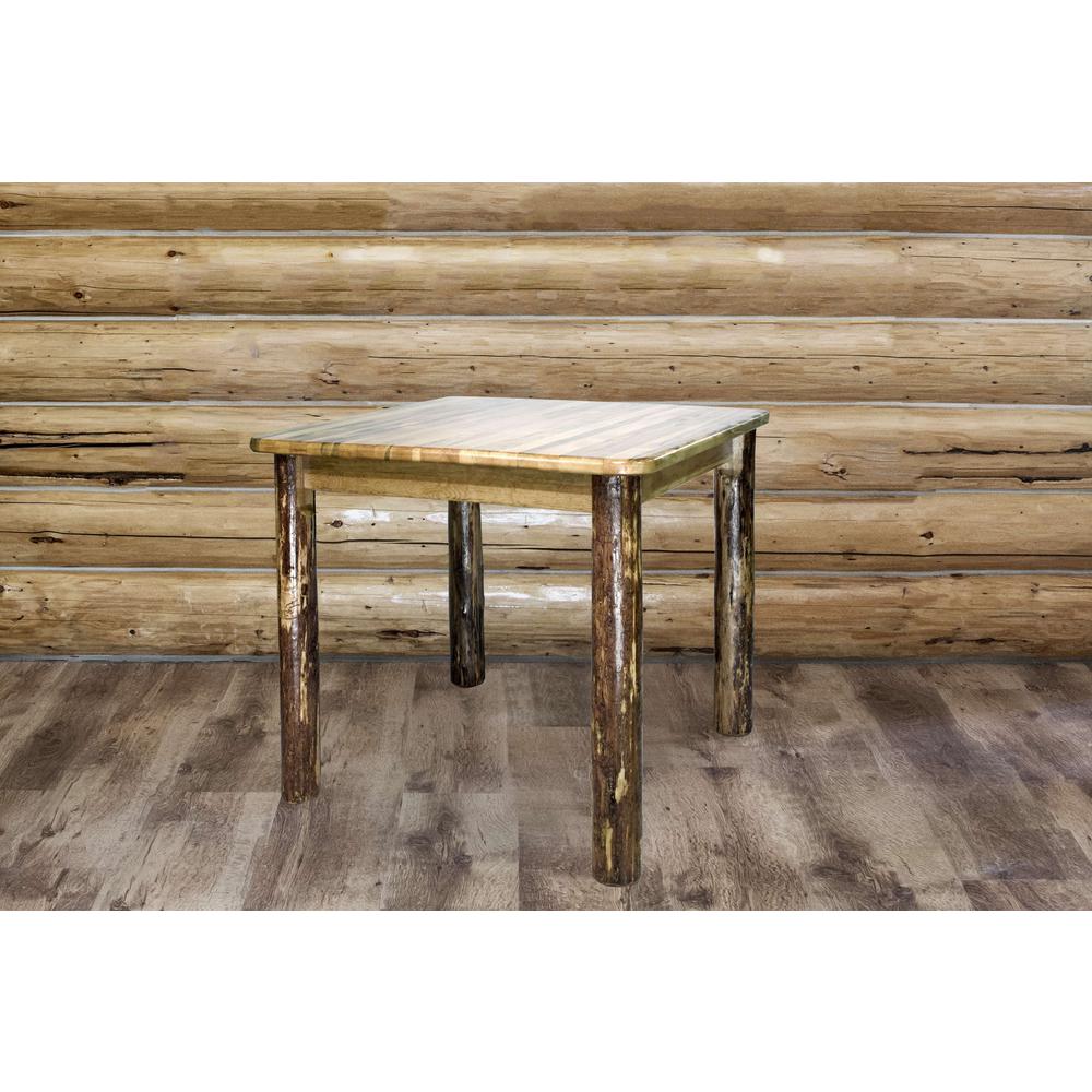 Glacier Country Collection Counter Height Square 4 Post Dining Table. Picture 3