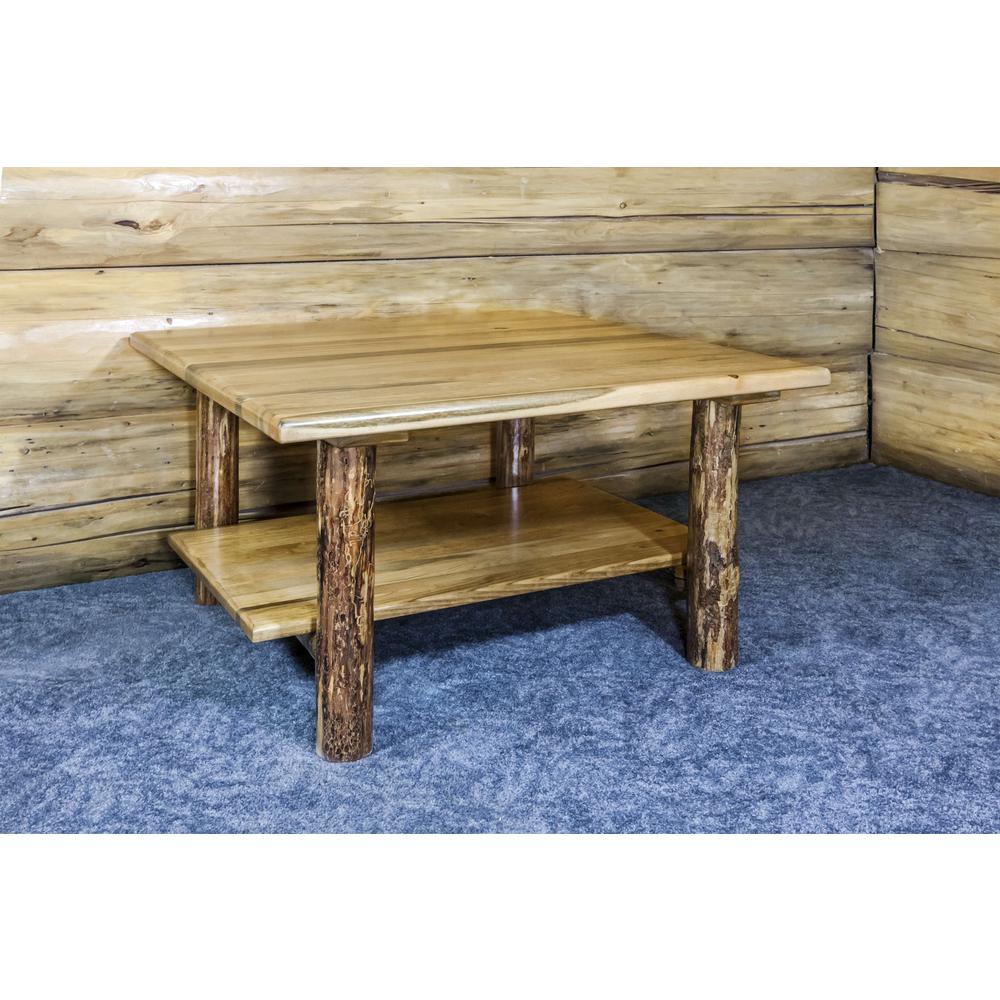 Glacier Country Collection Cocktail Table w/ Shelf. Picture 3