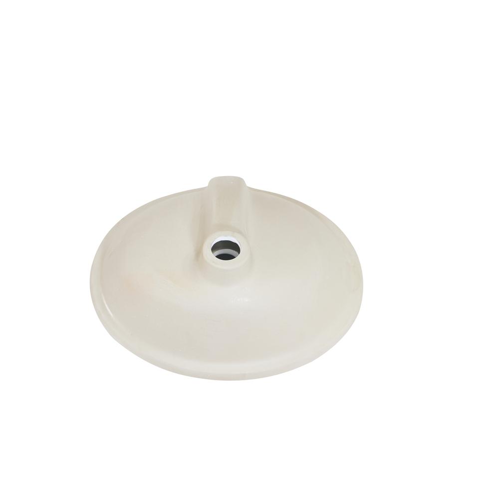 20 in. Oval White Finish Ceramic Undermount Vanity Sink. Picture 1