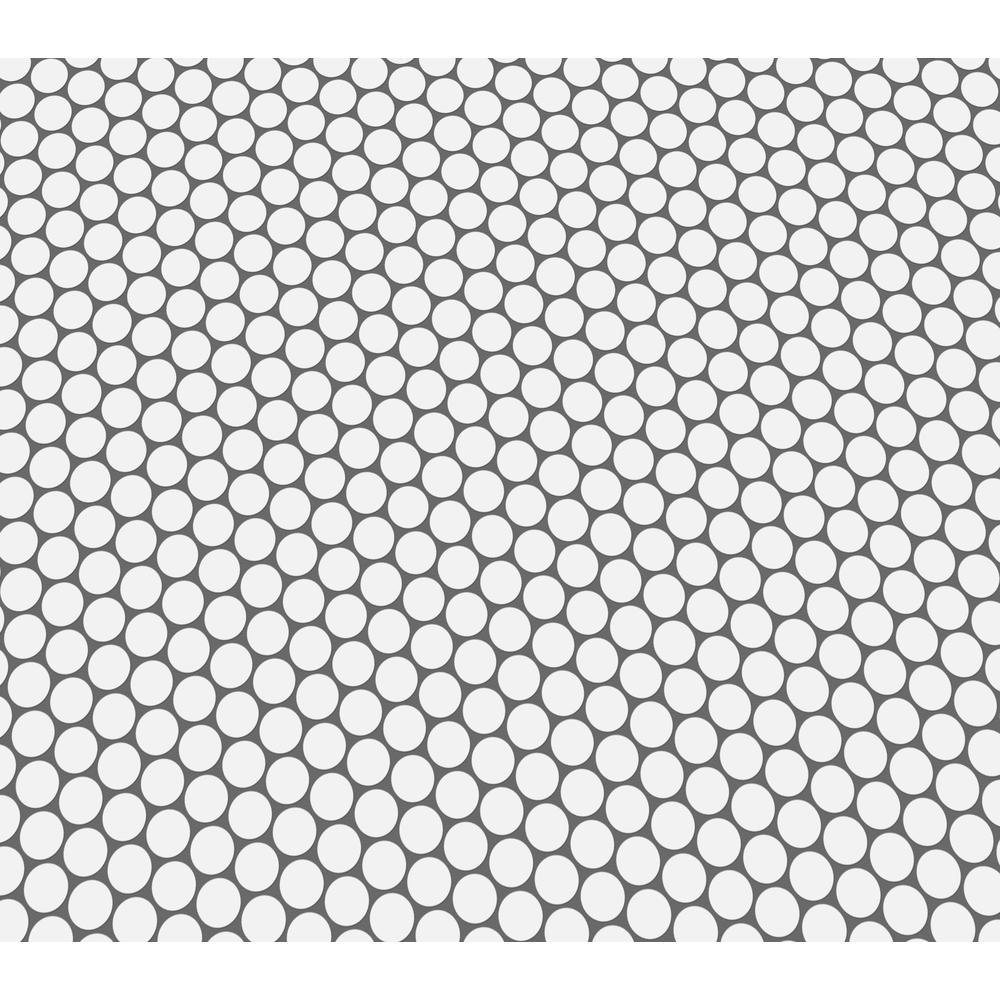 Huelva 12.68" x 11.02" Glass Penny Mosaic Floor and Wall Tile. Picture 2