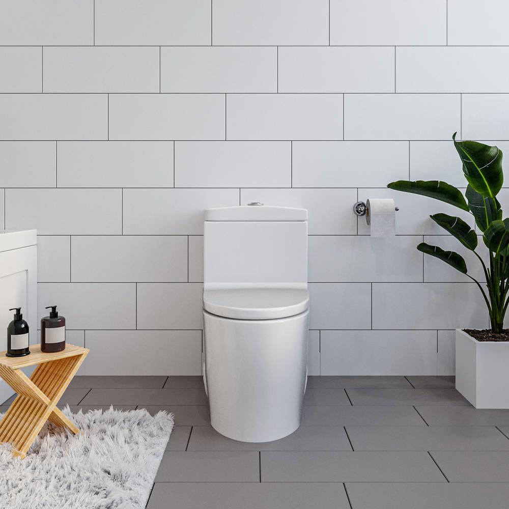 Savona Dual Flush Elongated One-Piece Toilet (Seat Included). Picture 10