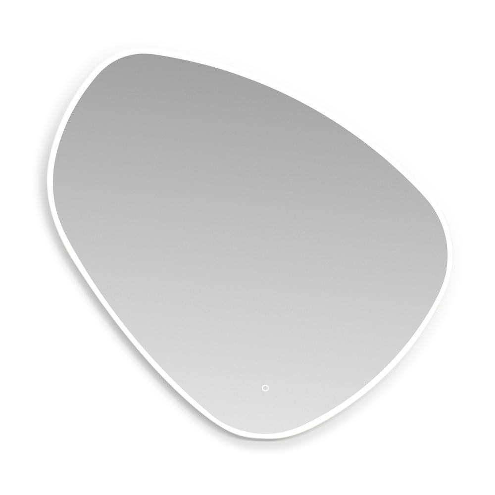 Rasso Novelty 47" Frameless Modern Bathroom/Vanity LED Lighted Wall Mirror. Picture 1