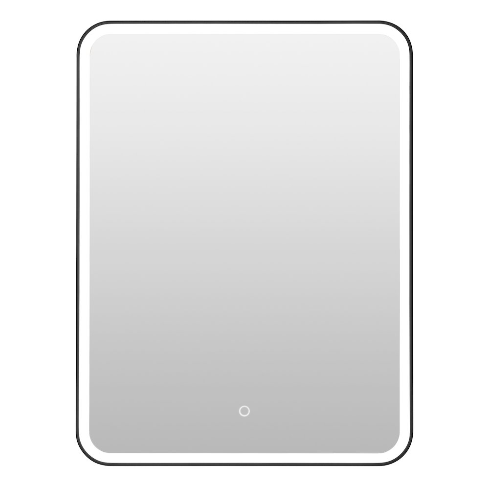 24"x32" Rectangular Bathroom Black Aluminum Mirror Medicine Cabinet. Picture 1