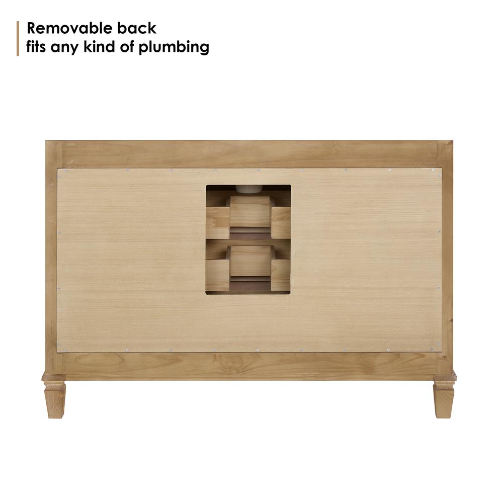 Single Bathroom Cabinet Vanity Base in without Top and Sink, no Mirror. Picture 12