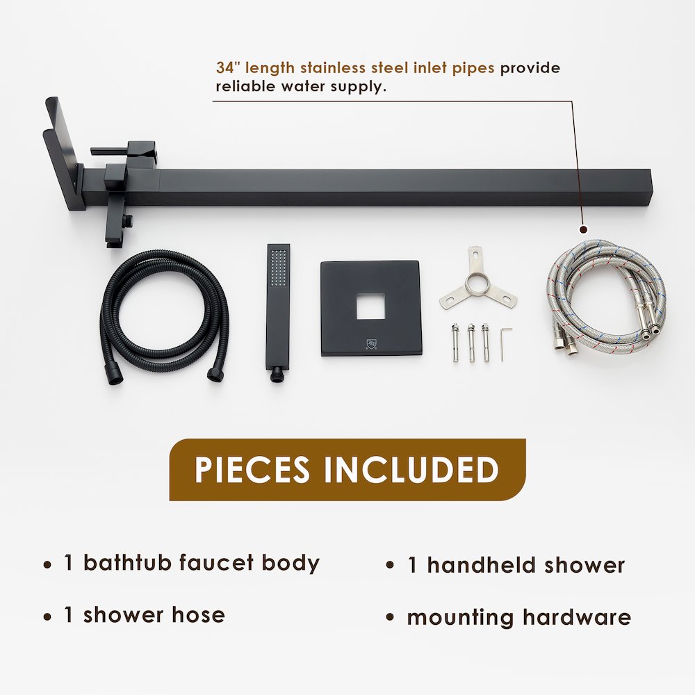 Single Lever Handle Freestanding Floor Mounted Tub Filler. Picture 14