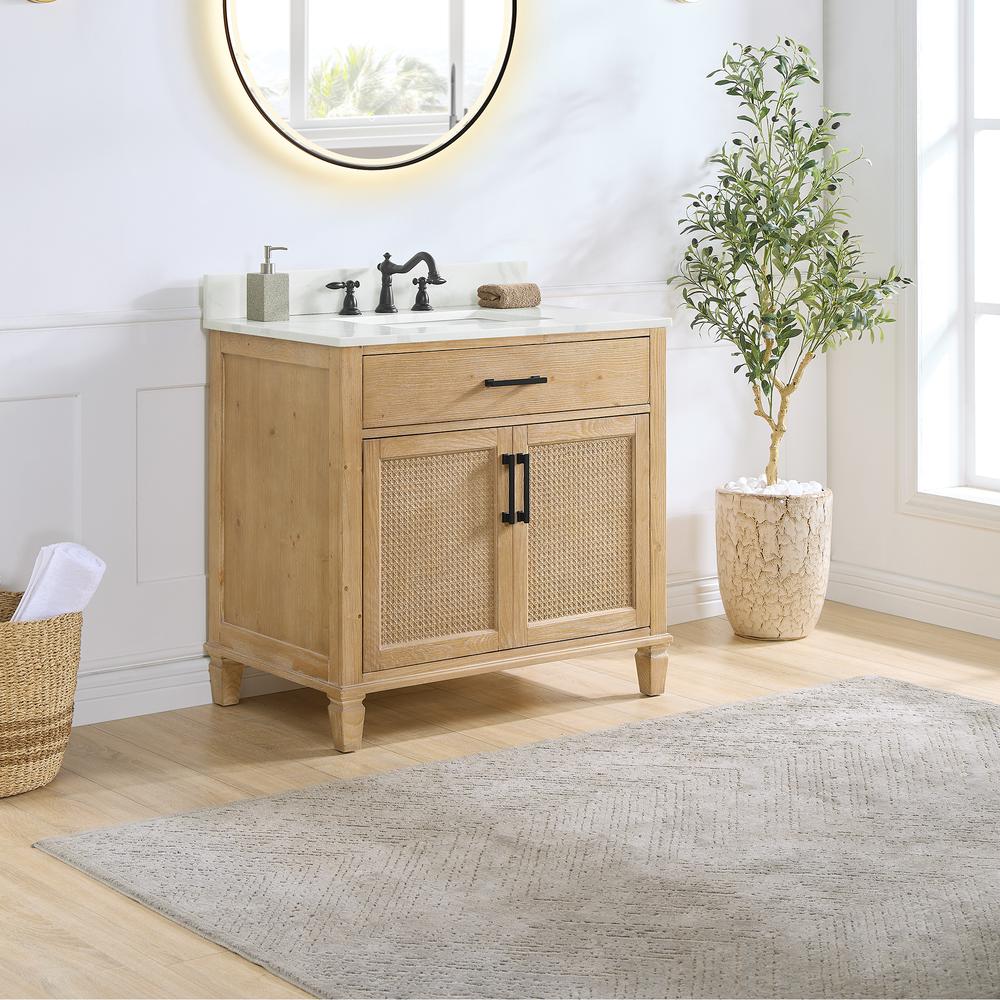 Single Bathroom Cabinet Vanity Base without Top and Sink, no Mirror. Picture 3