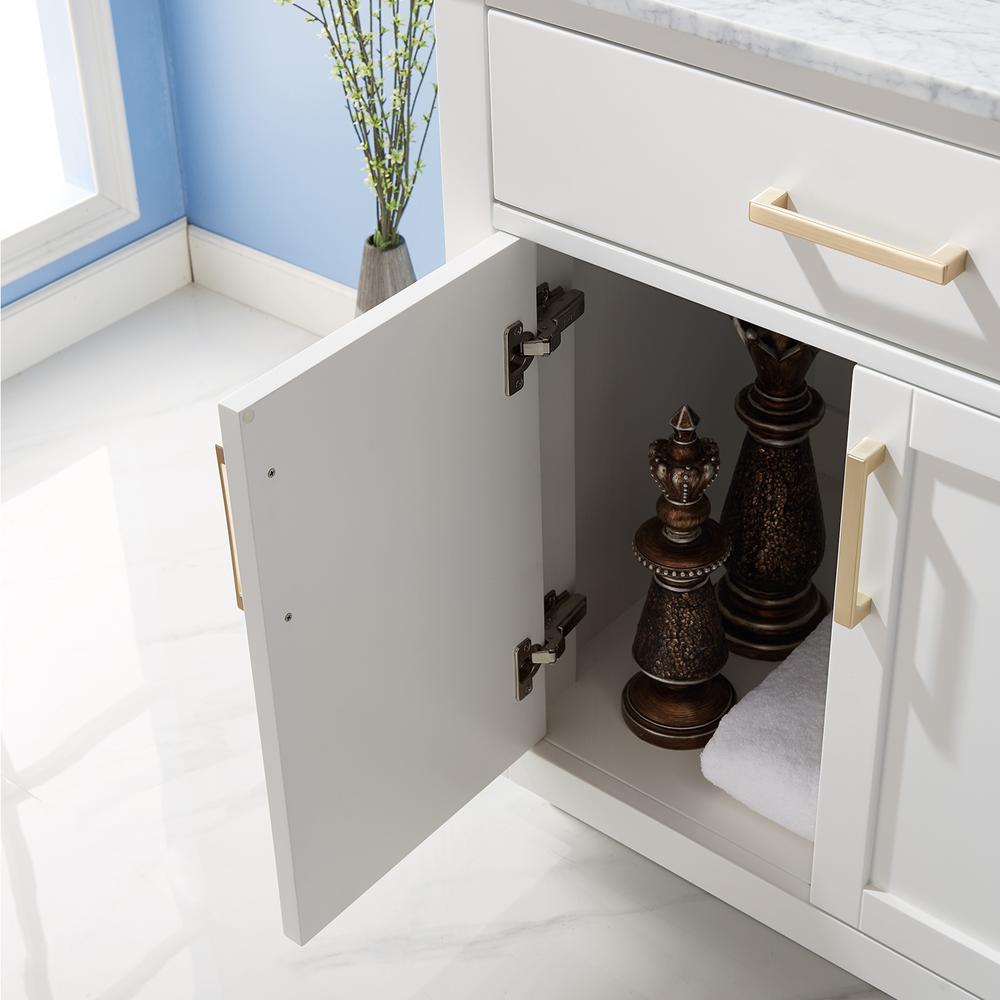 30" Single Bathroom Vanity Set in White with Mirror. Picture 8