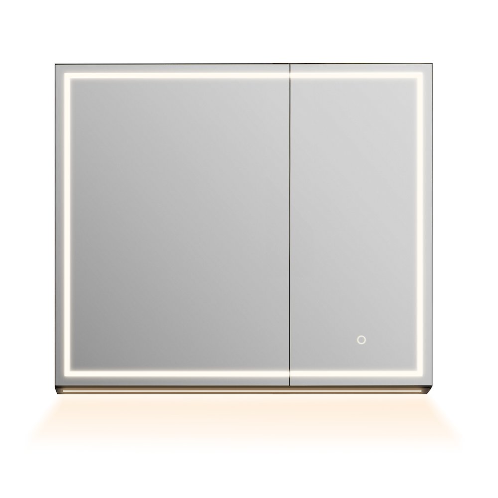 32"x28" Rectangular Frameless Surface-Mount Medicine Cabinet. Picture 2