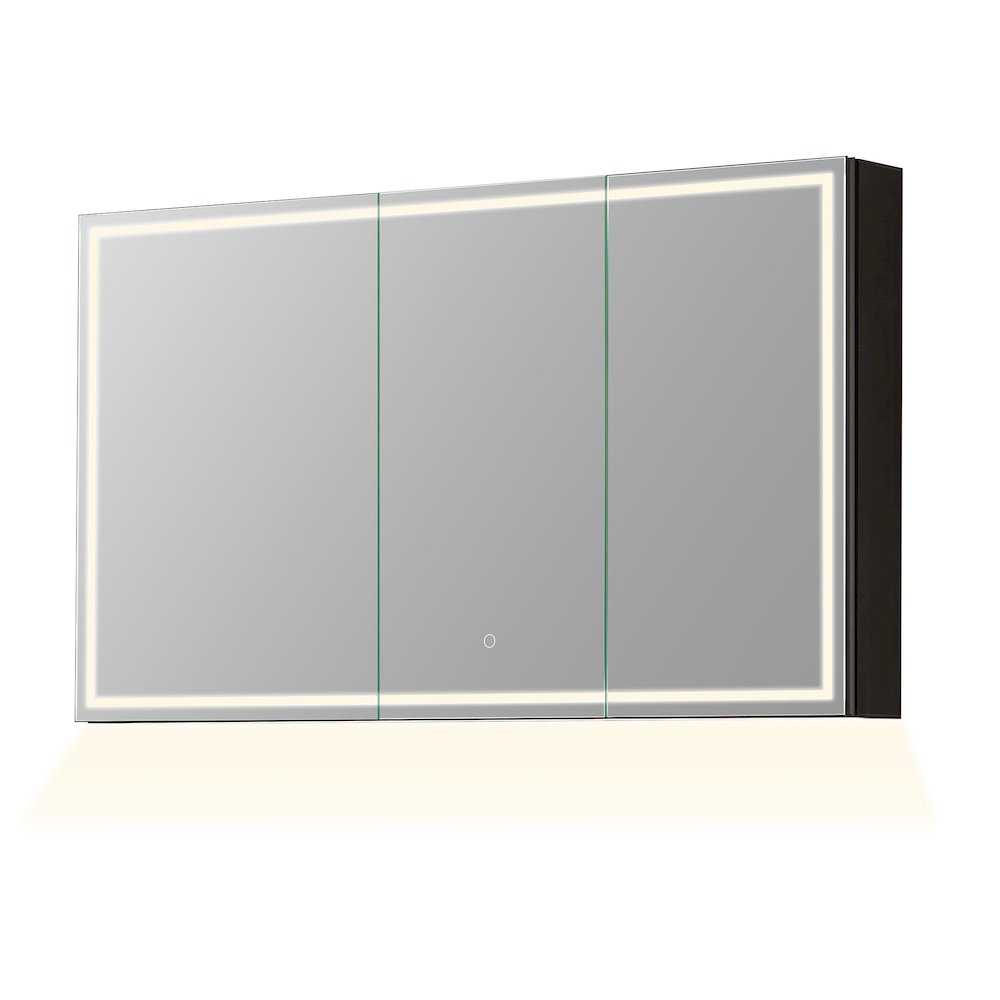 48"x28" Rectangular Frameless Surface-Mount Medicine Cabinet. Picture 1