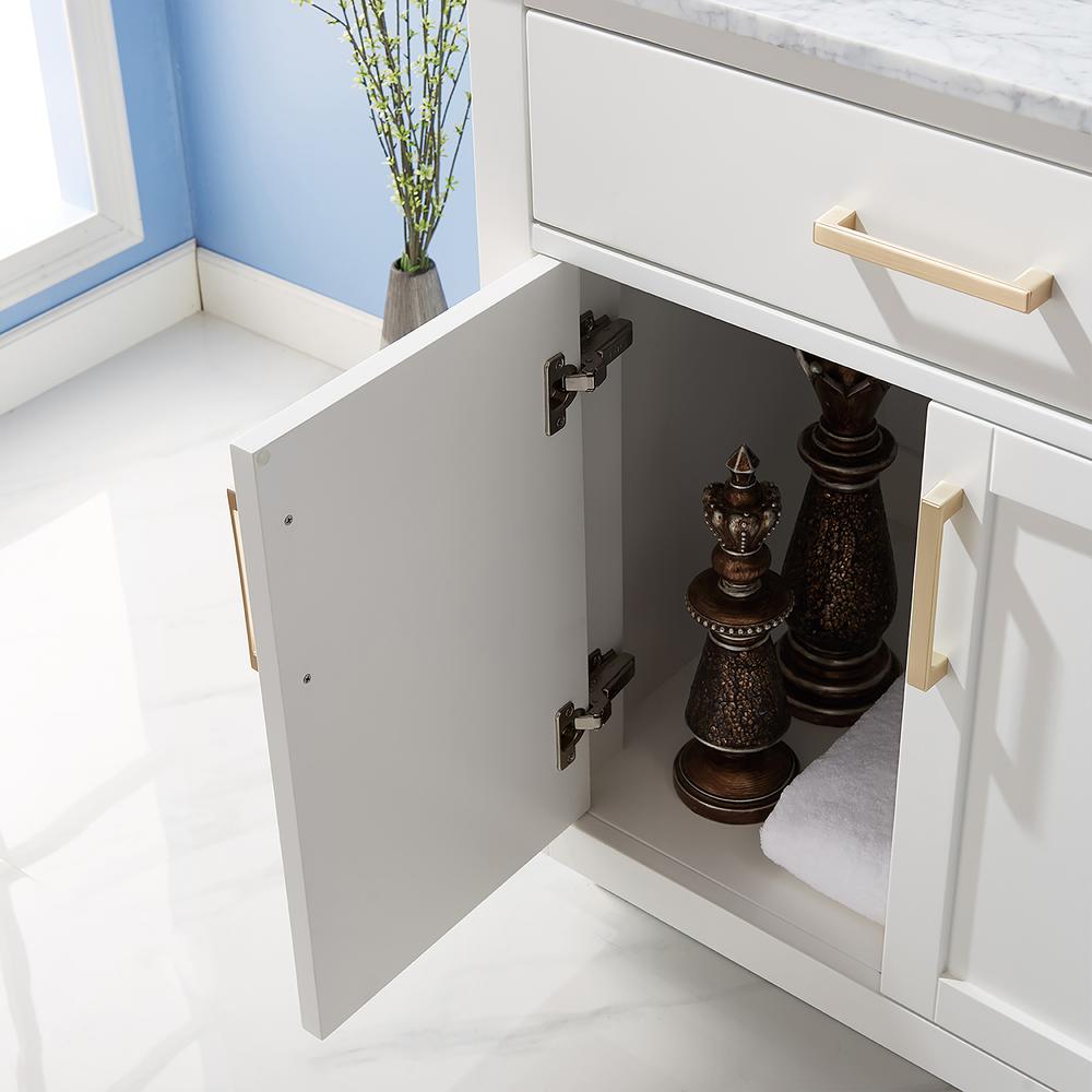30" Single Bathroom Vanity Cabinet Only in White without Countertop and Mirror. Picture 5