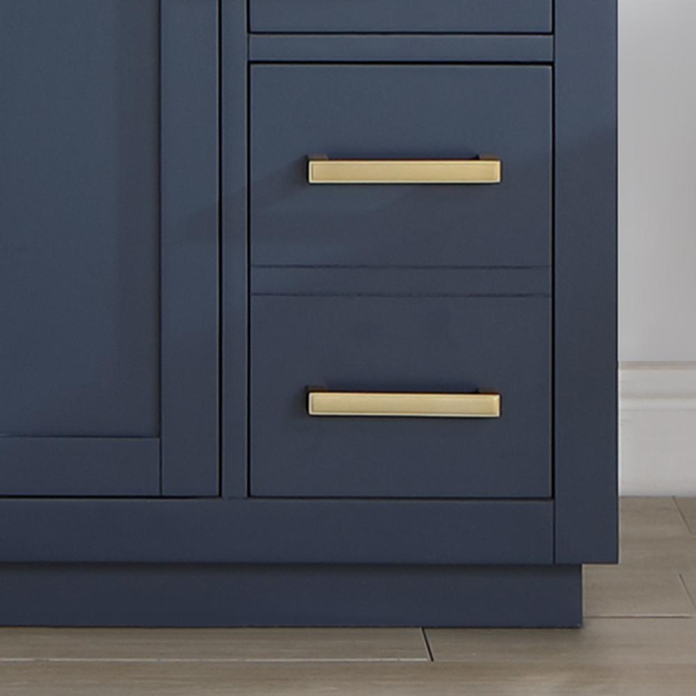 48" Single Bathroom Vanity in Royal Blue with Mirror. Picture 6