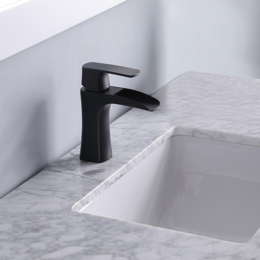 48" Single Bathroom Vanity Set in White without Mirror. Picture 8