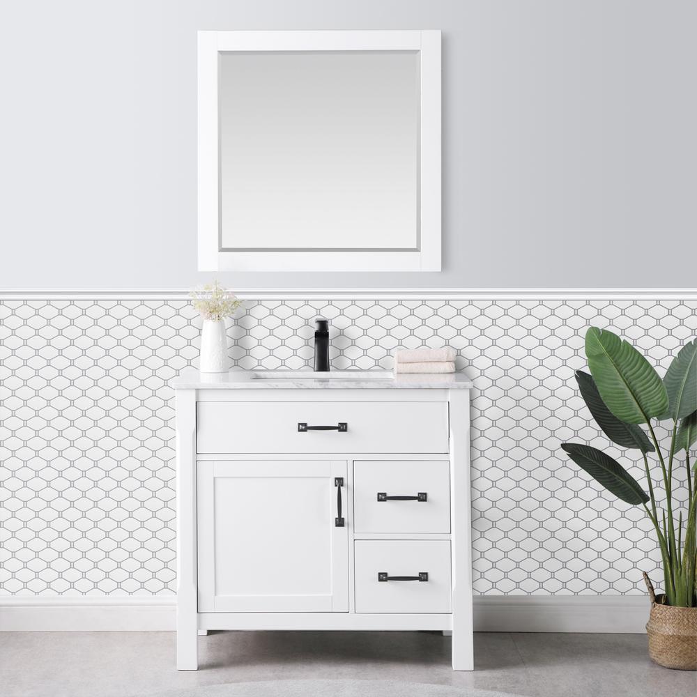 Badajoz 11.5” x 10.94” Honeycomb Glass Mosaic Floor and Wall Tile. Picture 5