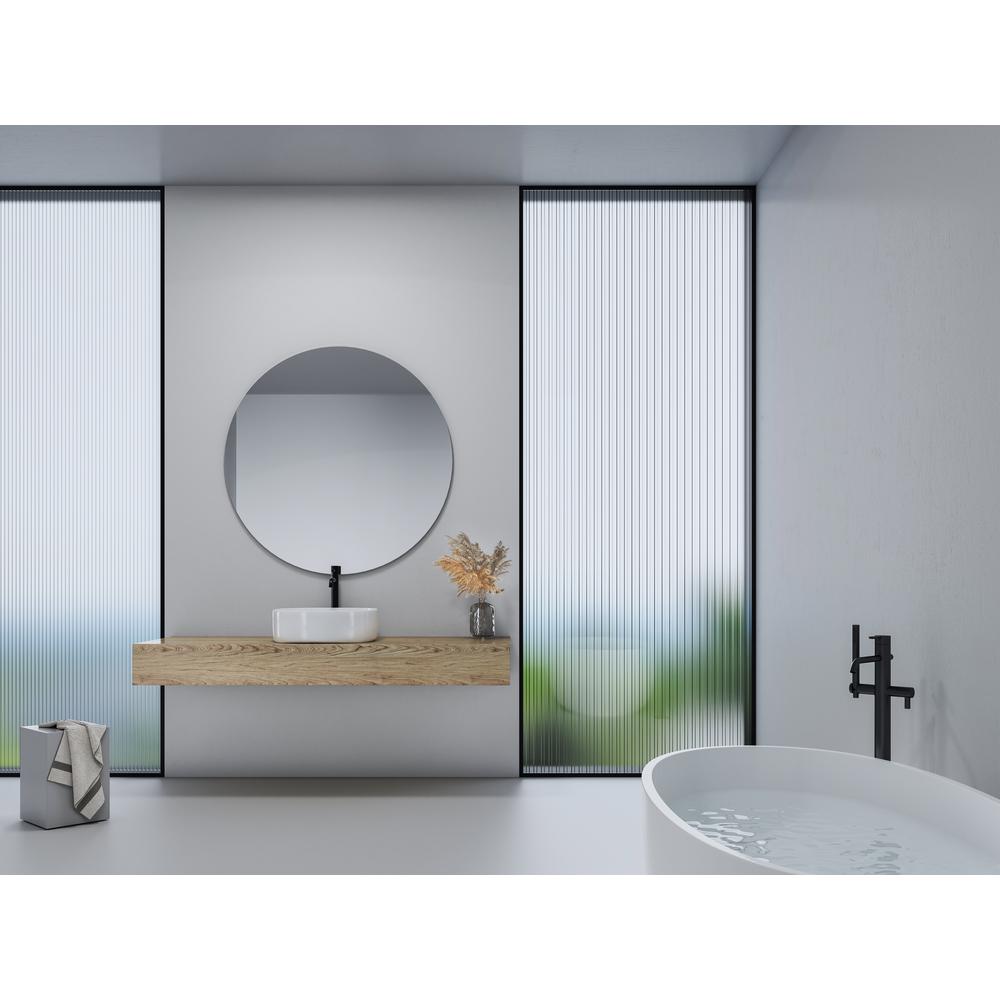 16 in. Square White Finish Ceramic Bathroom Vanity Sink. Picture 18