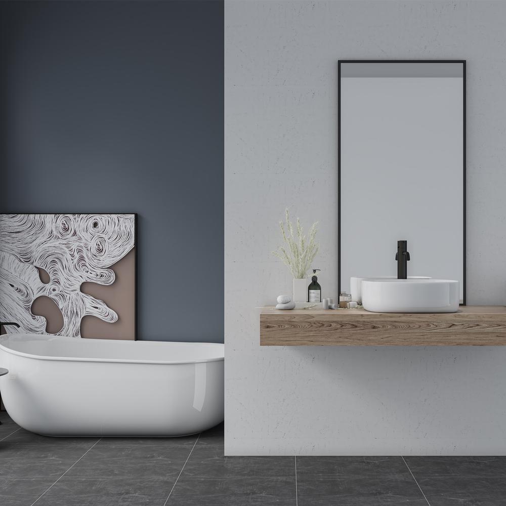 16 in. Square White Finish Ceramic Bathroom Vanity Sink. Picture 11