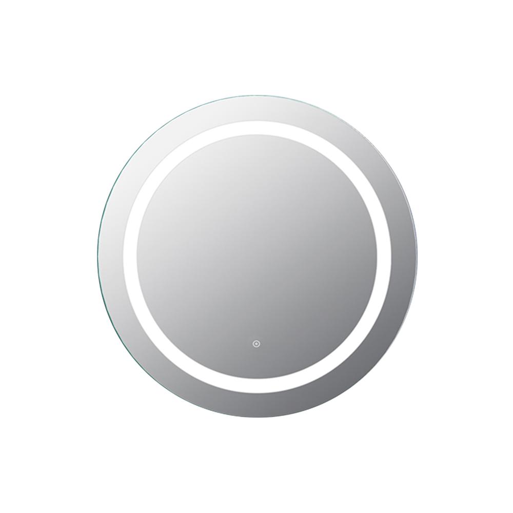Padova 32” Round  Frameless Modern LED Bathroom Vanity Mirror. Picture 3