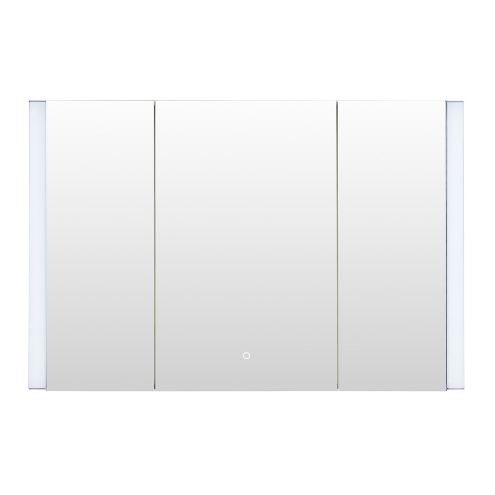48"x32" Rectangular Bathroom Aluminum Mirror Medicine Cabinet. Picture 1