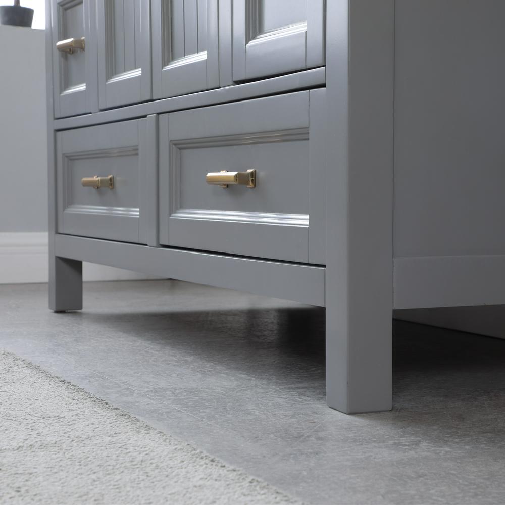 48" Single Bathroom Vanity Set in Gray without Mirror. Picture 10