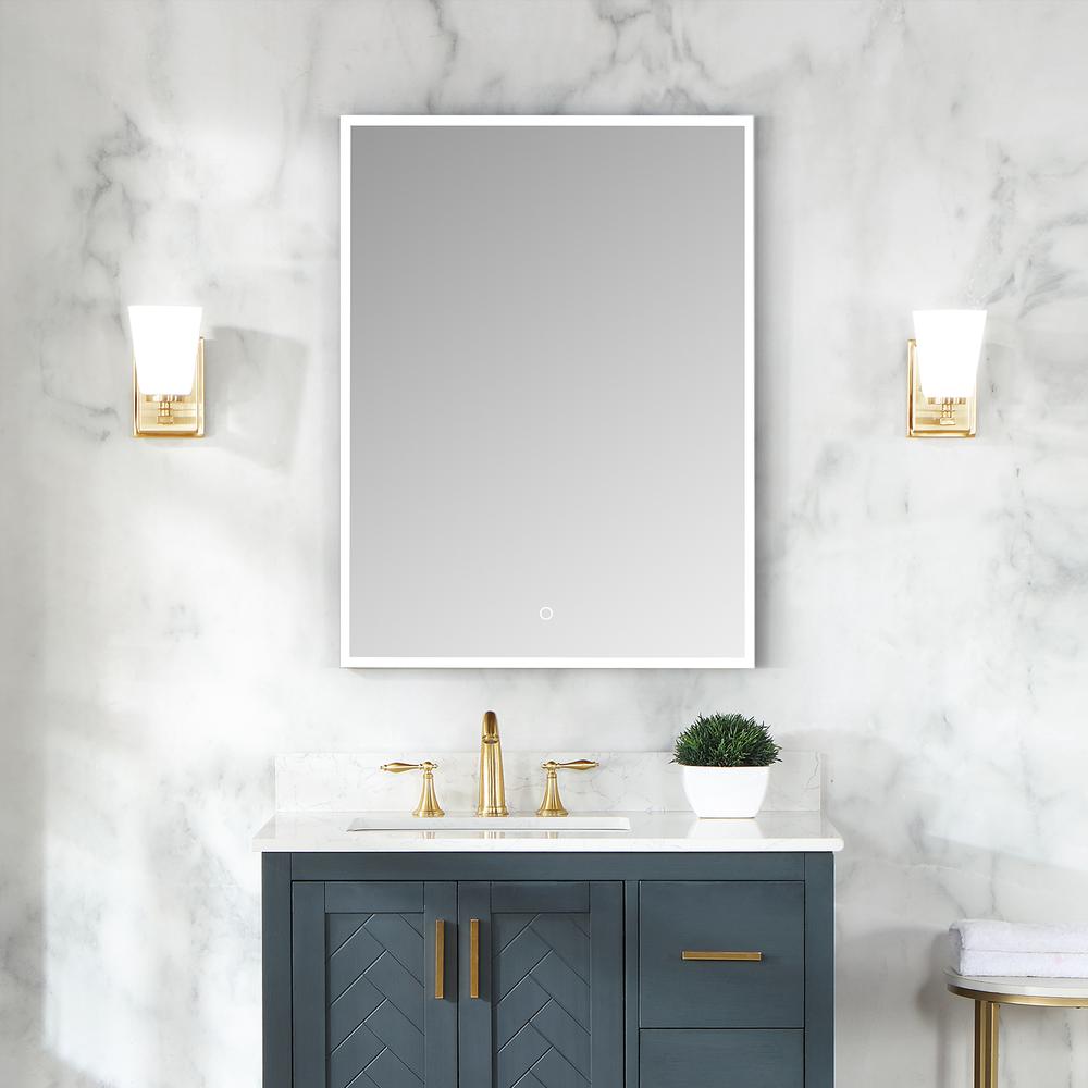 Frameless Surface-Mount/Recessed LED Lighted Bathroom Medicine Cabinet. Picture 8