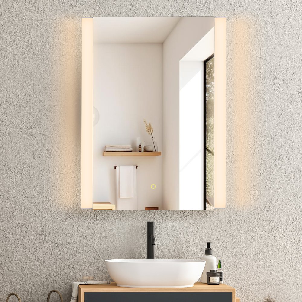 24"x32" Rectangular Bathroom Aluminum Mirror Medicine Cabinet. Picture 9