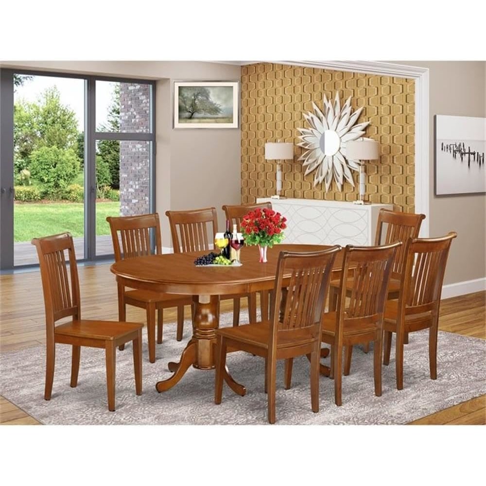 9  PC  Dining  room  set  for  8-Dining  Table  with  8  Dining  Chairs. Picture 5