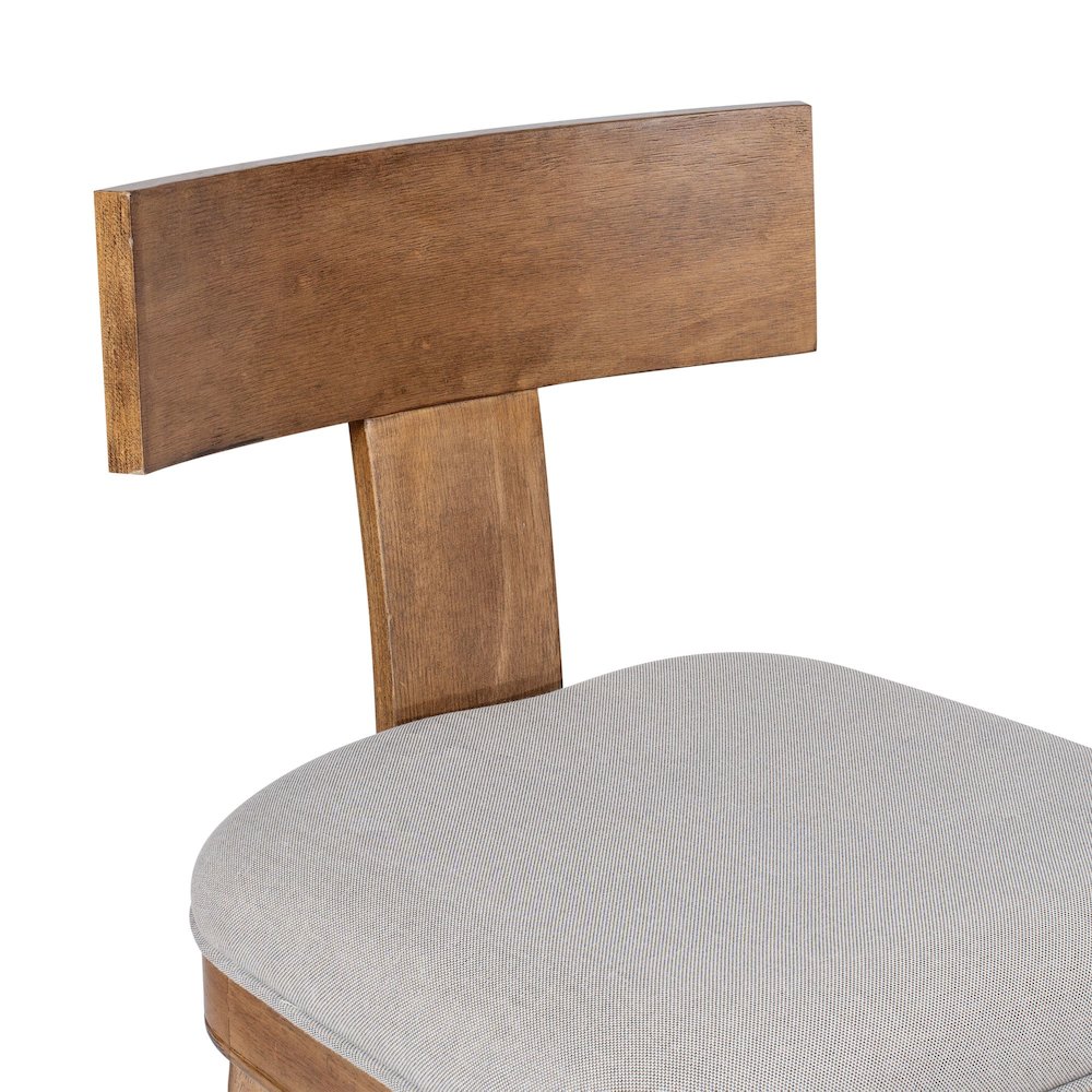 Theodora T- Back Counter Stool with Wood Seat Frame and Cushion. Picture 6