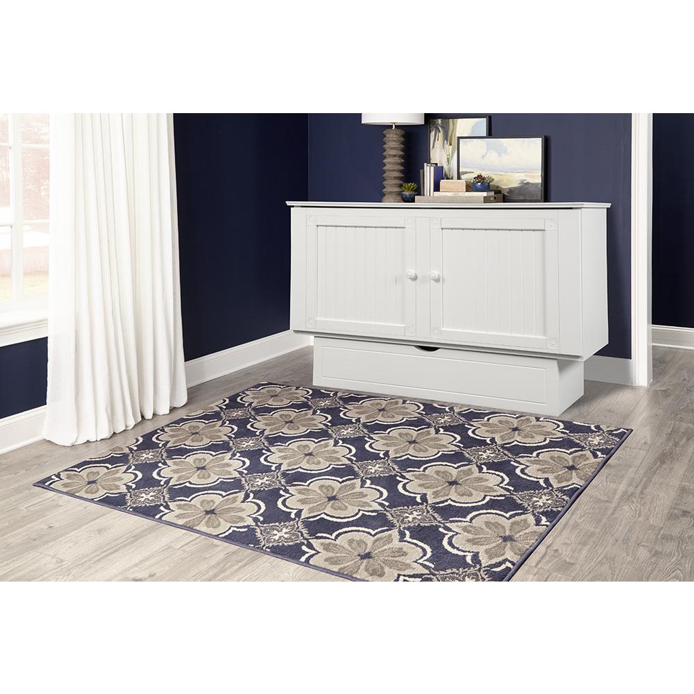 Cottage White Cabinet Bed. Picture 5