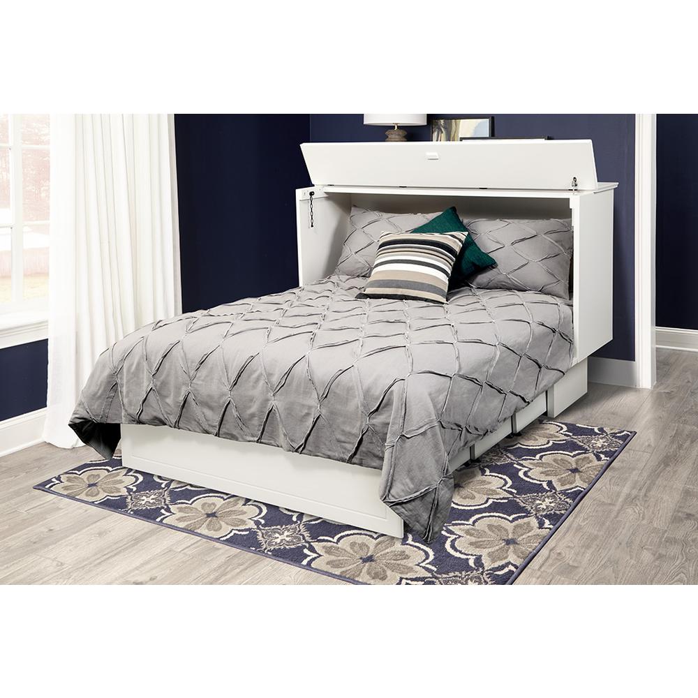 Cottage White Cabinet Bed. Picture 4