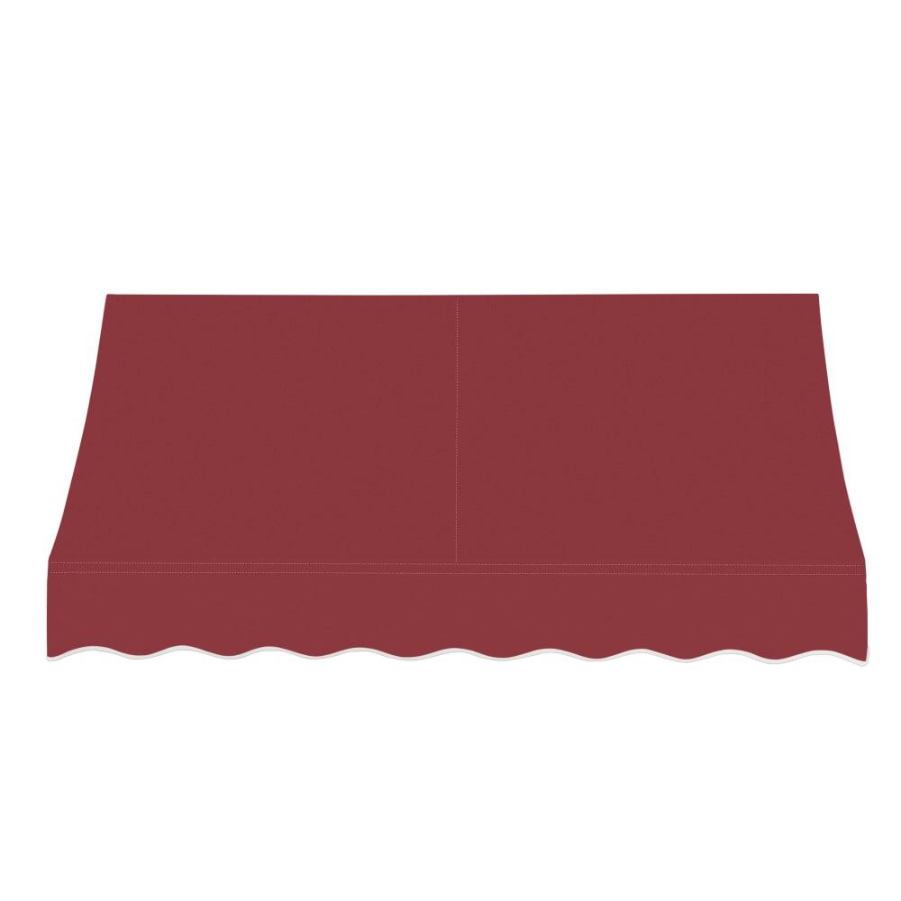 Awntech 5.375 ft Nantucket Fixed Awning Acrylic Fabric, Burgundy. Picture 2
