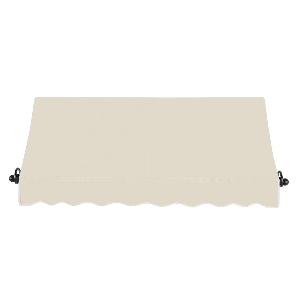 Awntech 5.375 ft Charleston Fixed Awning Acrylic Fabric, Linen. Picture 2