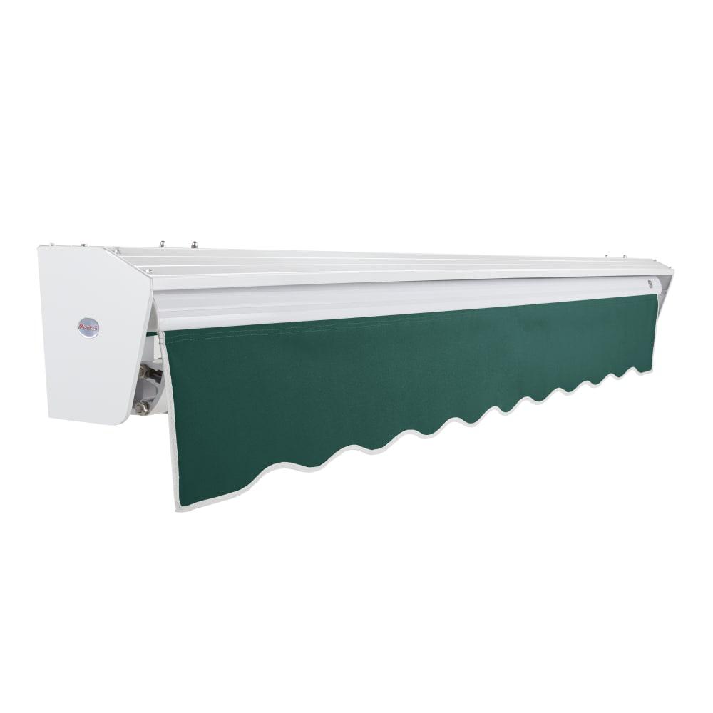 18' x 10' Destin Right Motor Right Motorized Patio Retractable Awning, Forest. Picture 2