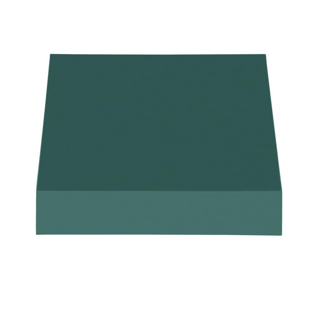 Awntech 4.375 ft New Yorker Fixed Awning Acrylic Fabric, Forest. Picture 2