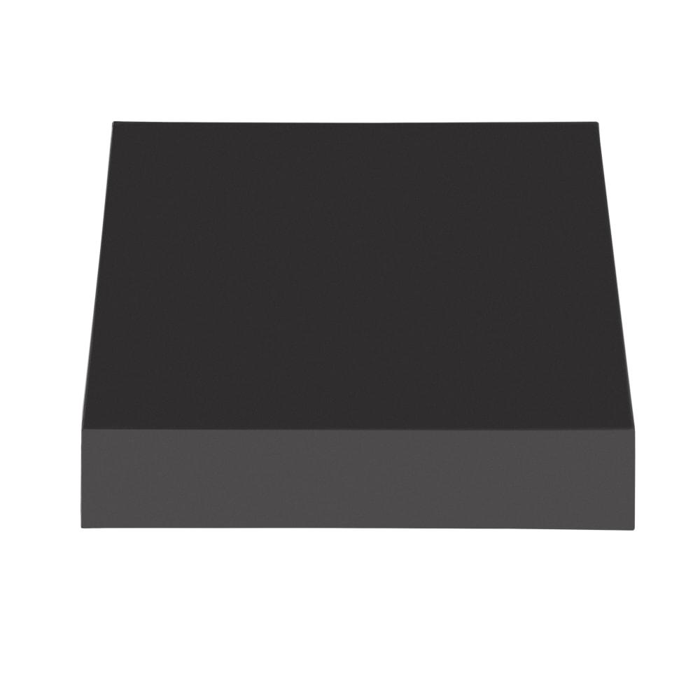 Awntech 4.375 ft New Yorker Fixed Awning Acrylic Fabric, Black. Picture 2