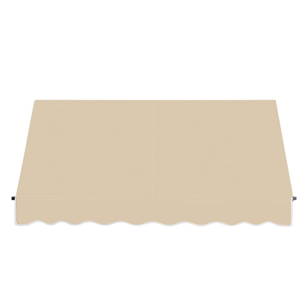 Awntech 8.375 ft Santa Fe Fixed Awning Acrylic Fabric, Tan. Picture 2