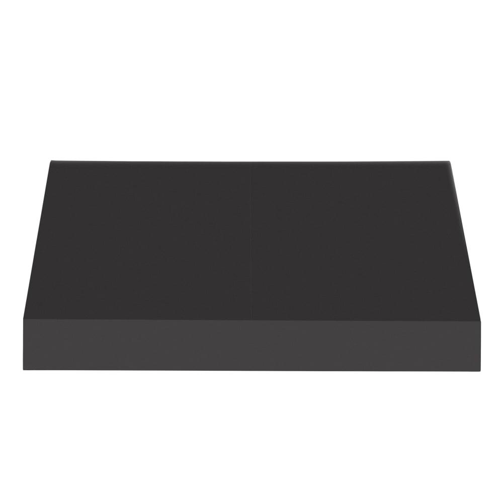Awntech 8.375 ft New Yorker Fixed Awning Acrylic Fabric, Black. Picture 2