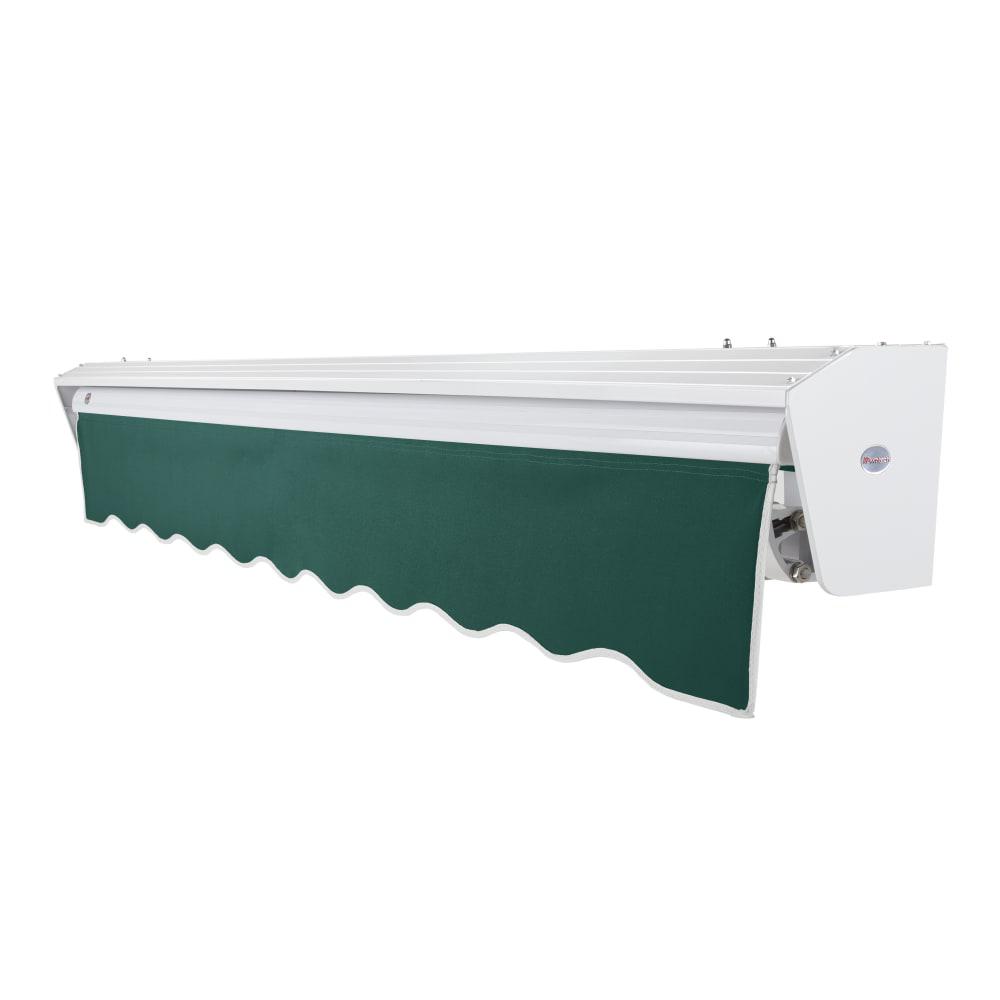 12' x 10' Destin Left Motor Left Motorized Patio Retractable Awning, Forest. Picture 2