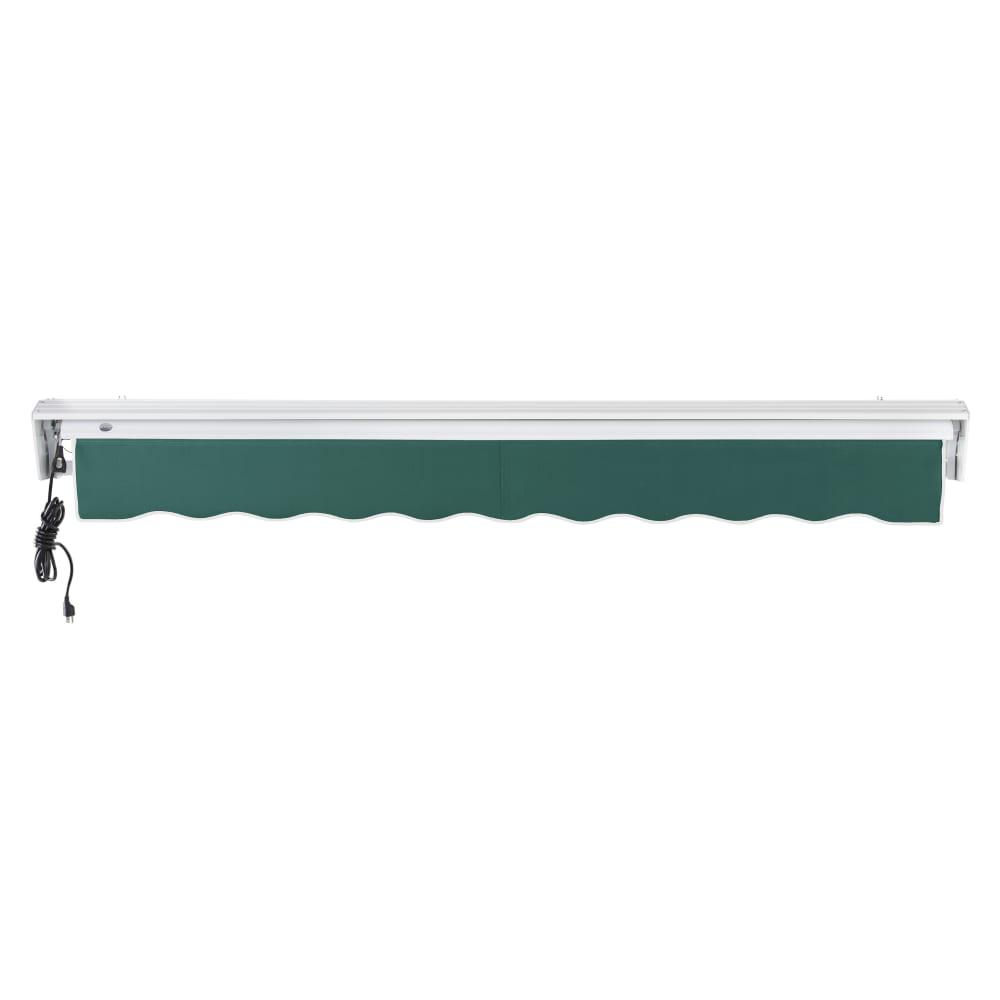 12' x 10' Destin Left Motor Left Motorized Patio Retractable Awning, Forest. Picture 4