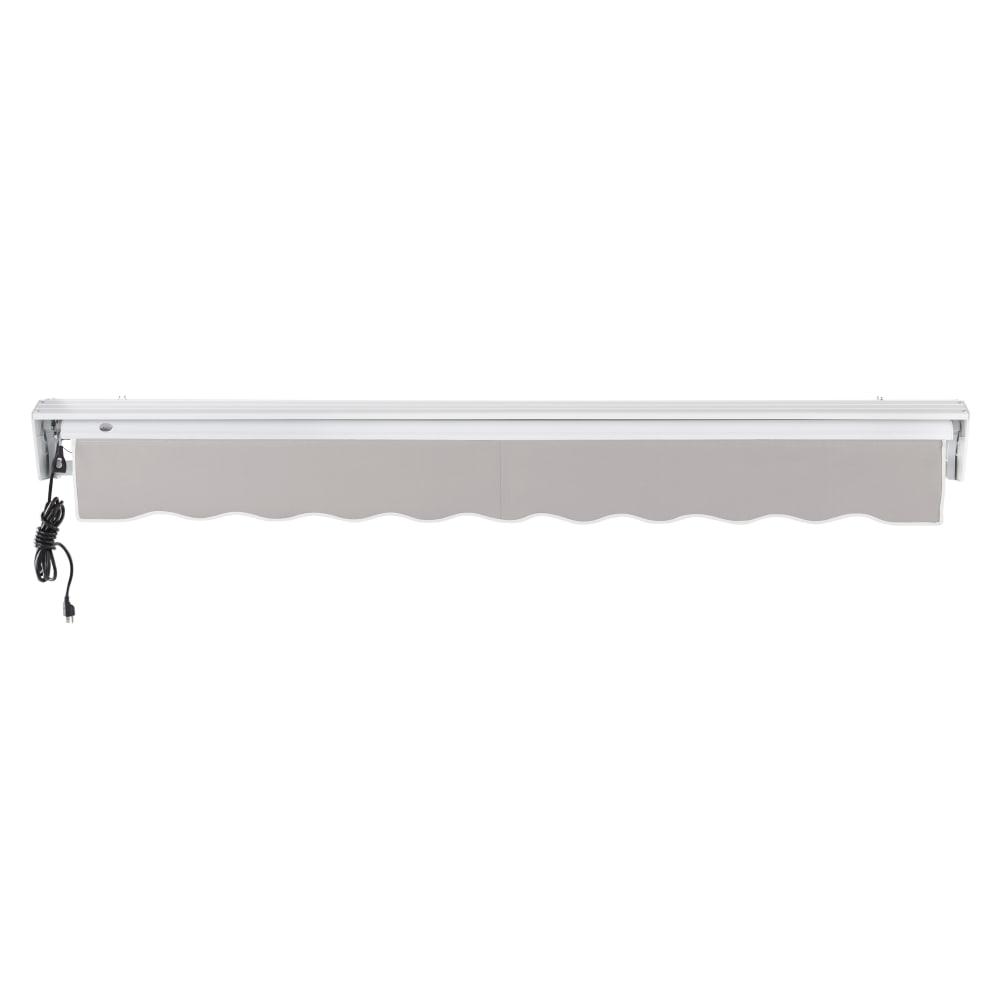 12' x 10' Destin Left Motor Left Motorized Patio Retractable Awning, Gray. Picture 4