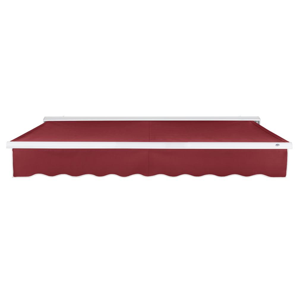 12' x 10' Destin Left Motor Left Motorized Patio Retractable Awning, Burgundy. Picture 3
