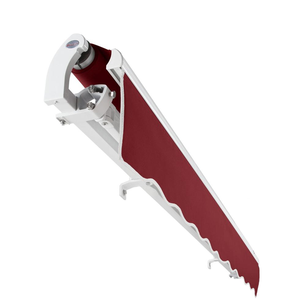 14' x 10' Maui Right Motor Right Motorized Patio Retractable Awning, Burgundy. Picture 5